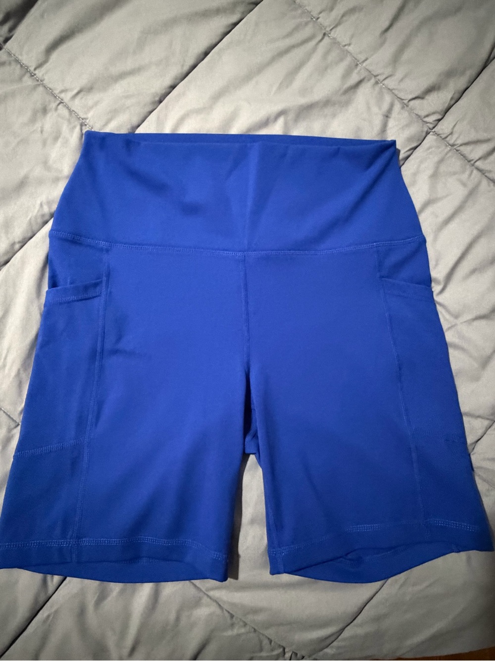 Yogalicious High-Waist Blue Women's Active Shorts